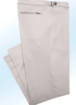 KLAUS MODELLE MADE IN GERMANY "Klaus Modelle"-Bundverstellerhose in 4 Farben HELLGRAU