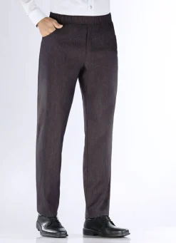 KLAUS MODELLE MADE IN GERMANY "Klaus Modelle"-Edel-Schlupfjeans mit Gummibund in 2 Farben ANTHRAZIT