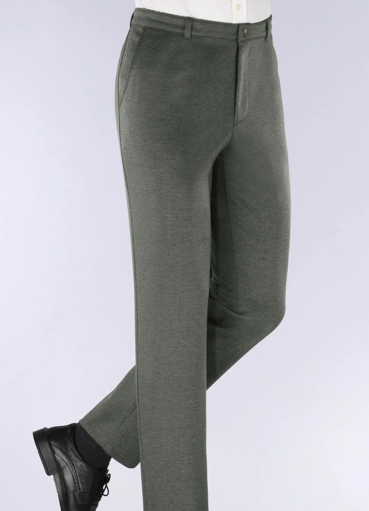 Best KLAUS MODELLE MADE IN GERMANY "Klaus Modelle"-Hose in 3 Farben OLIV MELIERT