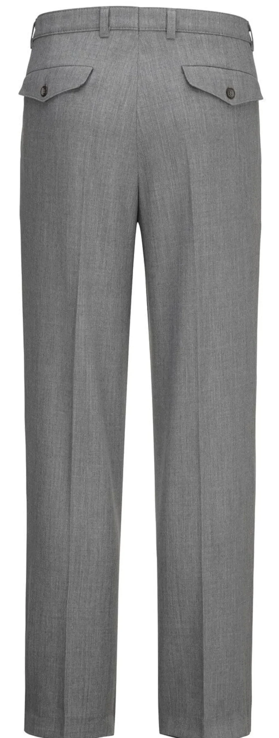 Discount BADER "Klaus Modelle"-Hose in 4 Farben MITTELGRAU MELIERT