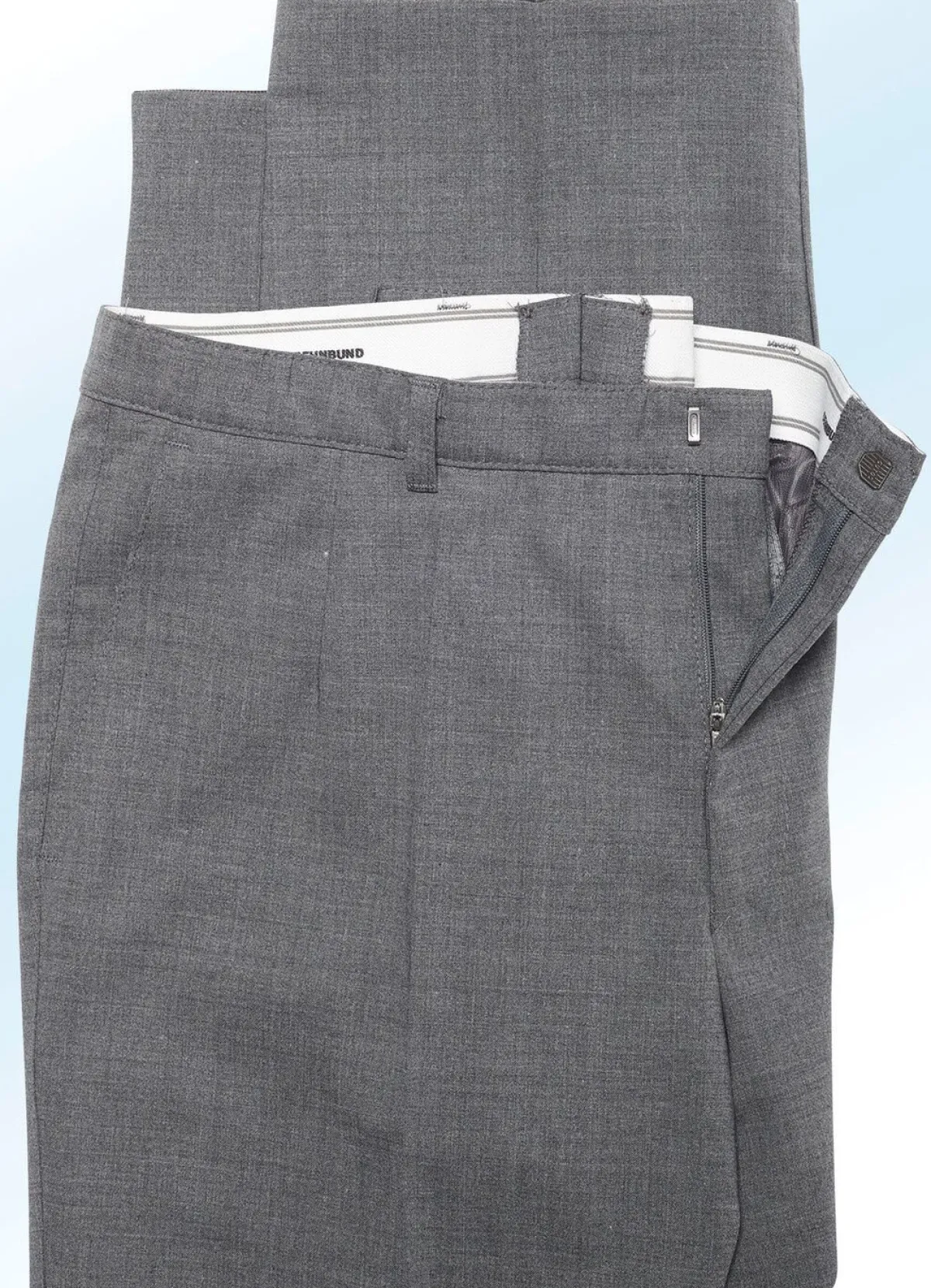 Discount BADER "Klaus Modelle"-Hose in 4 Farben MITTELGRAU MELIERT