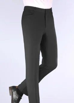 New KLAUS MODELLE MADE IN GERMANY "Klaus Modelle"-Hose mit Dehnbund in 3 Farben SCHWARZ