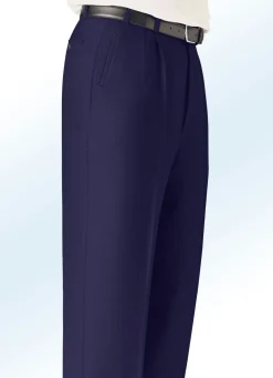 Discount BADER "Klaus Modelle"-Hose mit seitlichen Paspeltaschen in 5 Farben MARINE