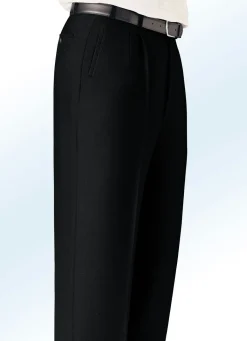 Outlet BADER "Klaus Modelle"-Hose mit seitlichen Paspeltaschen in 5 Farben SCHWARZ