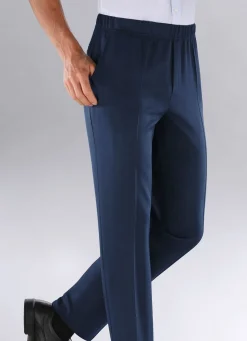 Clearance KLAUS MODELLE MADE IN GERMANY "Klaus Modelle"-Schlupfhose in 4 Farben MARINE MELIERT