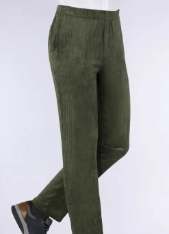 KLAUS MODELLE MADE IN GERMANY "Klaus Modelle"-Schlupfhose in 4 Farben DUNKELGRÜN