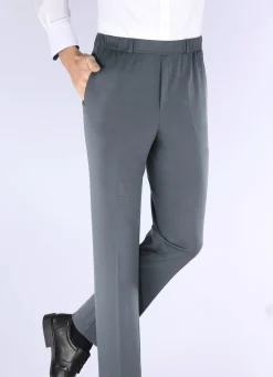 Hot KLAUS MODELLE MADE IN GERMANY "Klaus Modelle"-Superstretch-Schlupfhose in 4 Farben GRAUBLAU MELIERT