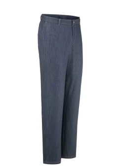 Outlet KLAUS MODELLE MADE IN GERMANY "Klaus Modelle"-Unterbauch-Edeljeans in 2 Farben BLAU