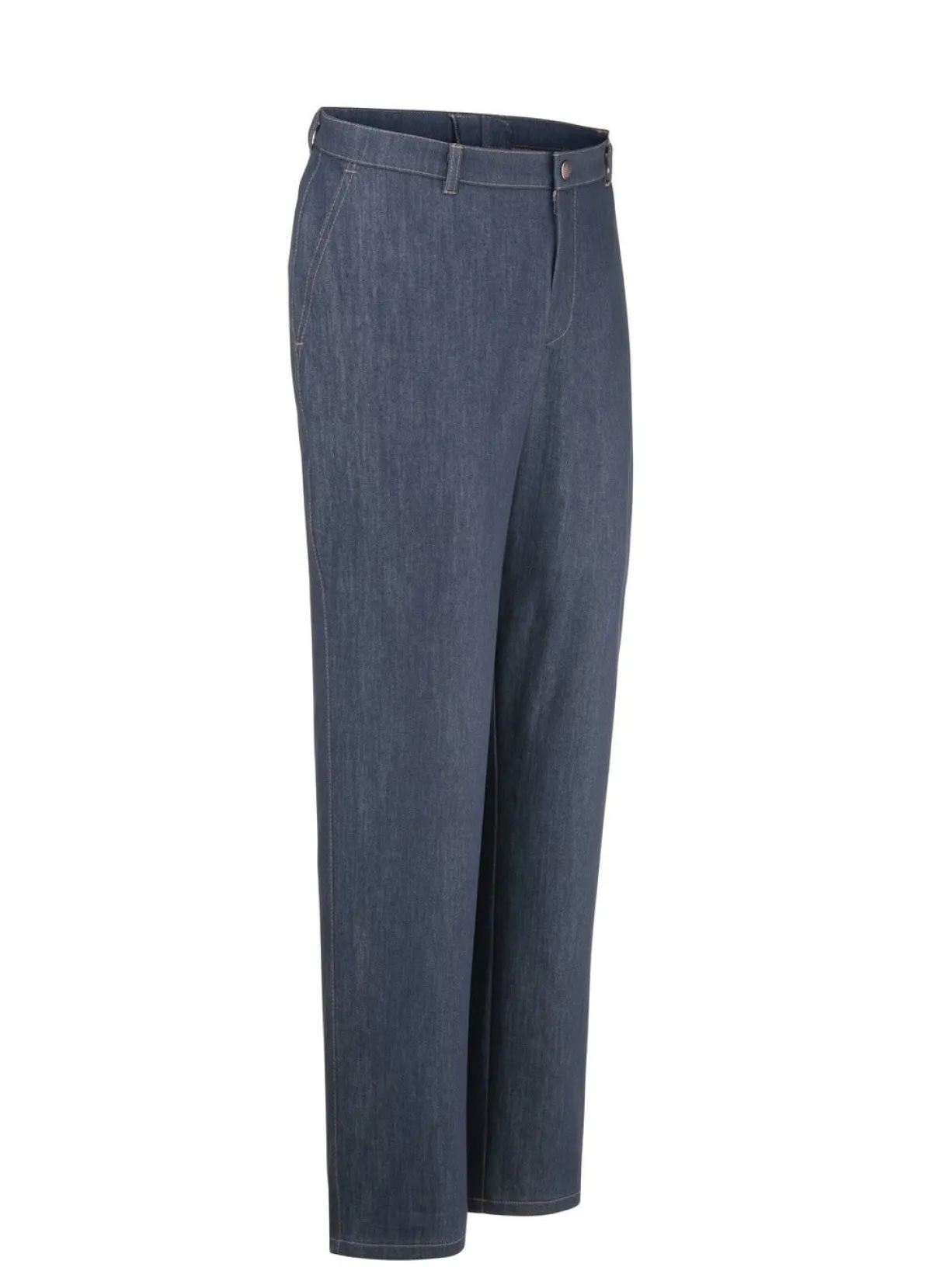 Outlet KLAUS MODELLE MADE IN GERMANY "Klaus Modelle"-Unterbauch-Edeljeans in 2 Farben BLAU