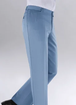 Hot BADER "Klaus Modelle"-Unterbauchhose in 4 Farben TAUBENBLAU MELIERT