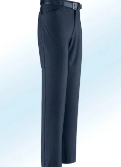Hot KLAUS MODELLE MADE IN GERMANY "Klaus-Modelle"-Hose mit Gürtel in 5 Farben MARINE