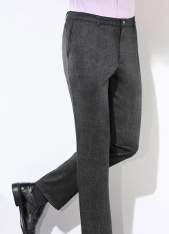 New BADER "Klaus Modelle"-Hose in 4 Farben ANTHRAZIT MELIERT