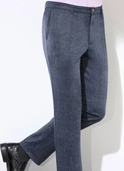 BADER "Klaus Modelle"-Hose in 4 Farben DUNKELBLAU MELIERT