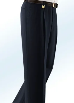 Online KLAUS MODELLE MADE IN GERMANY "Klaus Modelle"-Hose mit Gürtel in 4 Farben MARINE