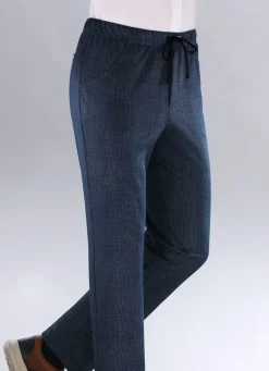 Discount KLAUS MODELLE MADE IN GERMANY "Klaus Modelle"-Schlupfhose in 4 Farben DUNKELBLAU MELIERT