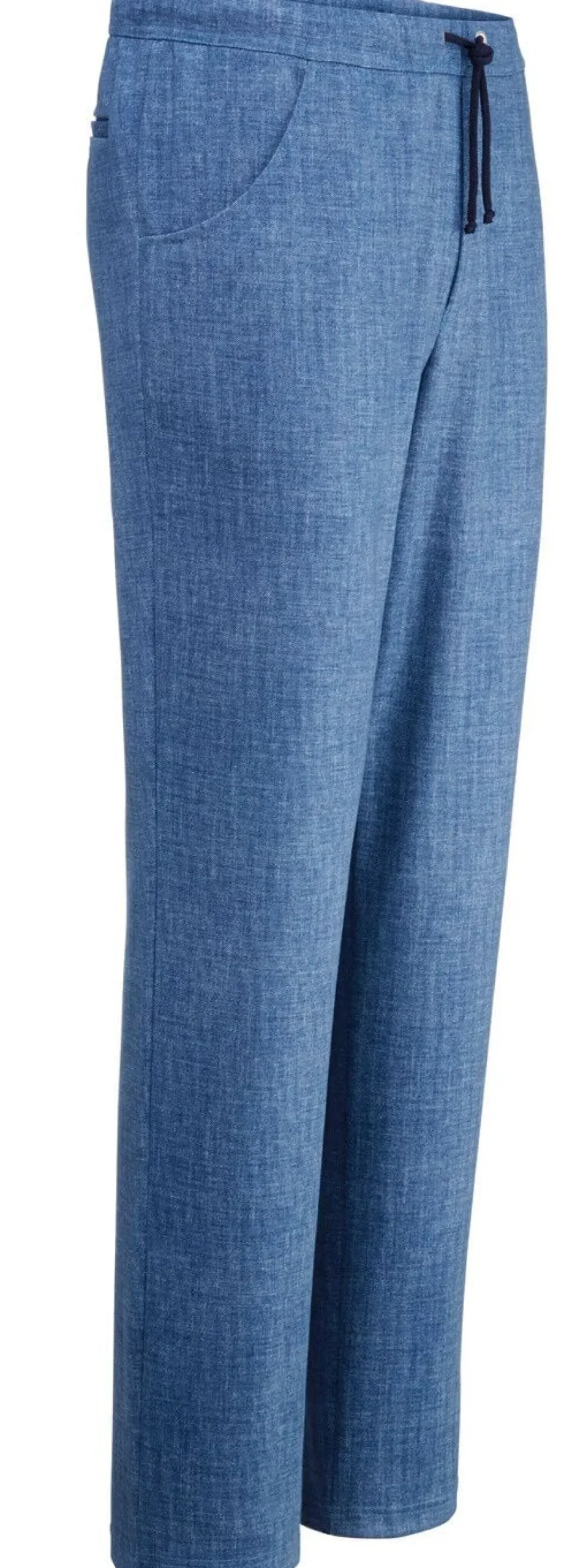 Sale KLAUS MODELLE MADE IN GERMANY "Klaus Modelle"-Schlupfhose in 4 Farben JEANSBLAU MELIERT