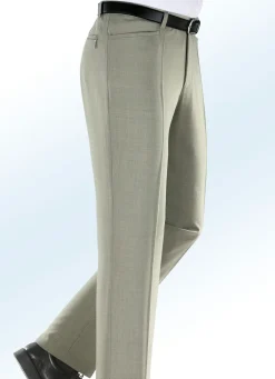 Outlet KLAUS MODELLE MADE IN GERMANY "Klaus Modelle"-Unterbauch-Hose in 4 Farben SCHILFGRÜN MELIERT