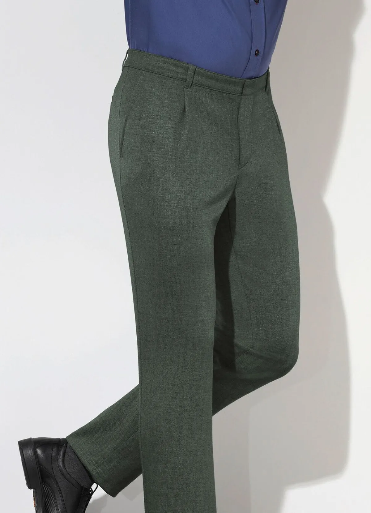 Outlet KLAUS MODELLE MADE IN GERMANY "Klaus Modelle"-Unterbauchhose in 4 Farben OLI V MELIERT
