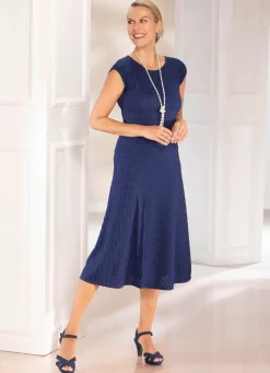 Discount KLAUS MODELLE MADE IN GERMANY Kleid in Premium-Qualität BLAU