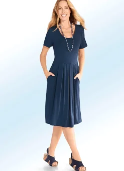 Discount BADER Kleid in Schlupfform MARINE
