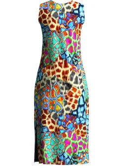 Discount BADER Kleid mit farbbrillantem Druckdessin MULTICOLOR