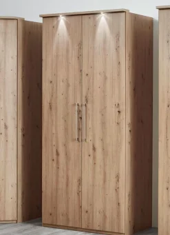 Outlet BADER Kleiderschrank eiche artisan