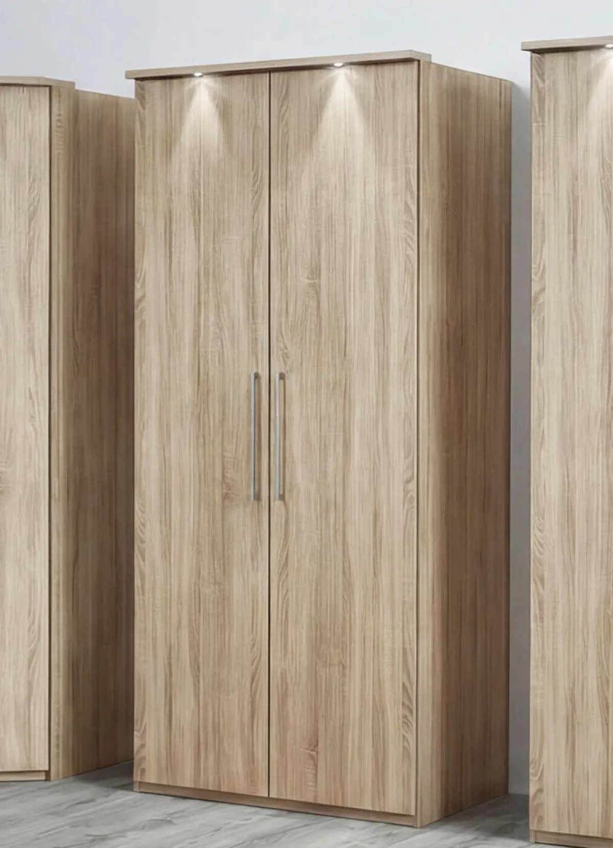 New BADER Kleiderschrank eiche sonoma