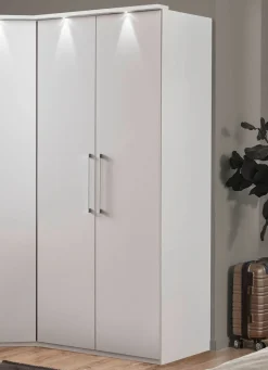 Discount BADER Kleiderschrank weiß