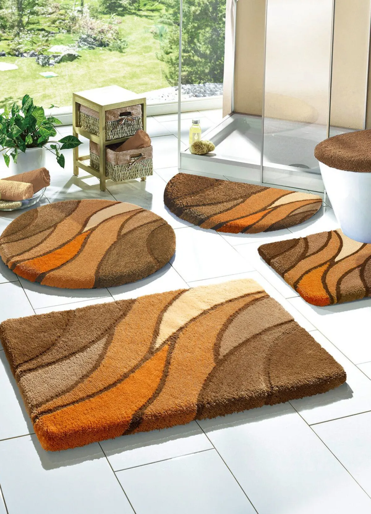 Best KLEINE WOLKE Badgarnitur in Table Tuft Qualität BEIGE