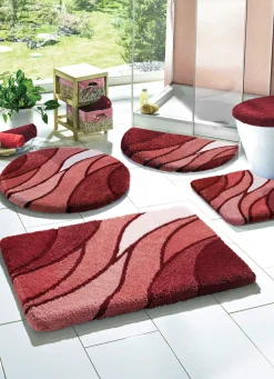 Best KLEINE WOLKE Badgarnitur in Table Tuft Qualität BEERE