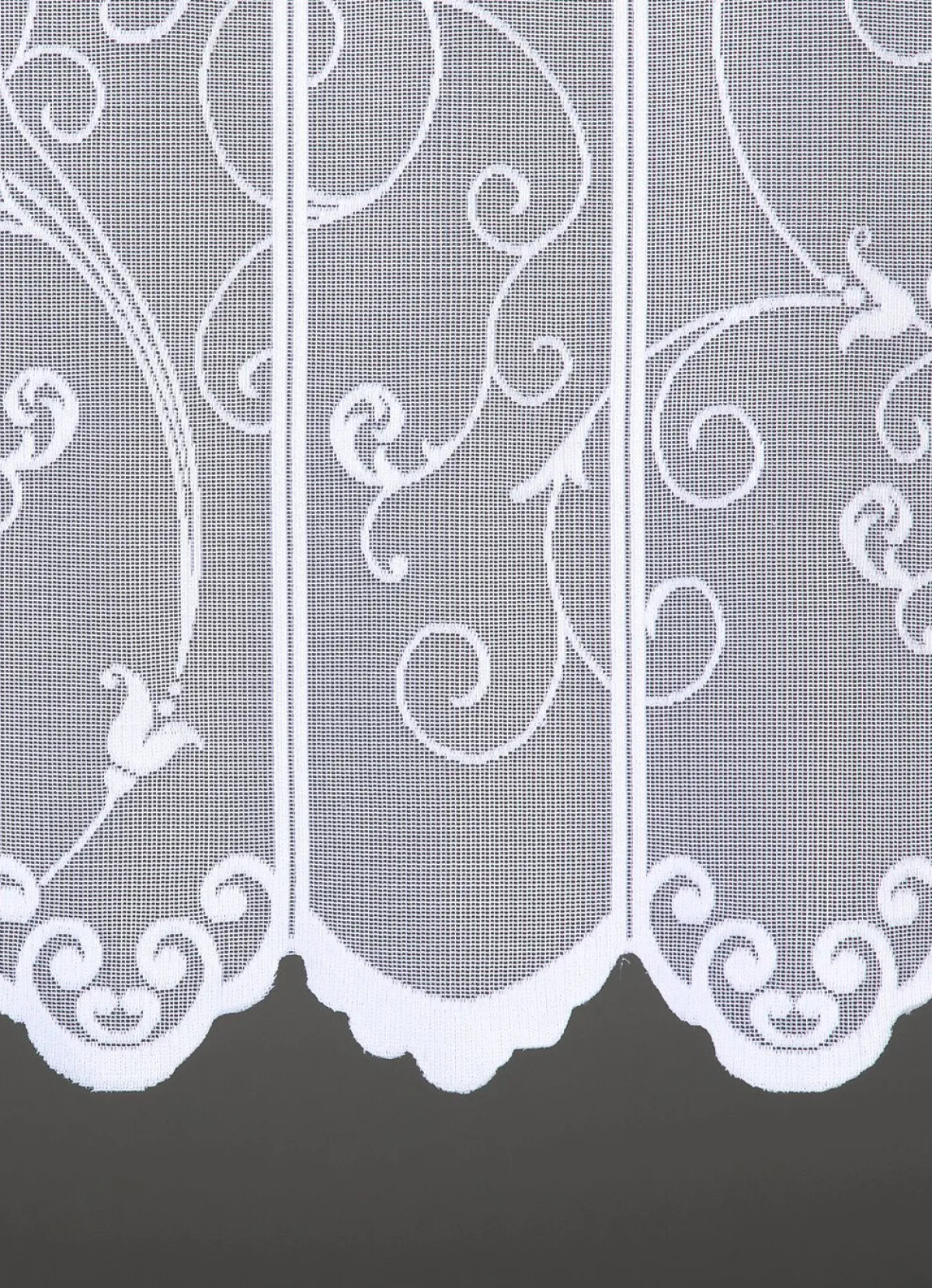 BADER Kleinfenster-Store in Jacquard-Qualität WEISS