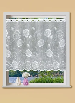 Sale BADER Kleinfenster-Store mit Stangendurchzug WEISS