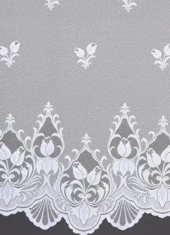 New BADER Kleinfenster-Store mit Stangendurchzug WEISS