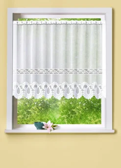 Online Webana Kleinfenster-Store mit Stangendurchzug WEISS