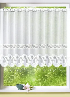 Online Webana Kleinfenster-Store mit Stangendurchzug WEISS