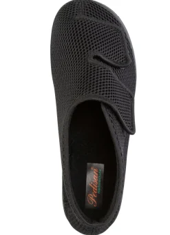 Clearance BADER Klettschuh aus elastischem Textilmaterial SCHWARZ