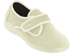 Online BADER Klettslipper aus Stretchmaterial BEIGE