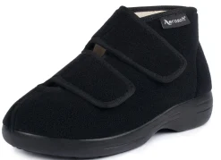 AEROSOFT Klett-Stiefel für Damen und Herren SCHWARZ