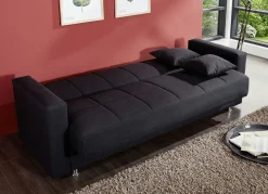 Online BADER Klick-Klack-Sofa mit Dekokissen SCHWARZ
