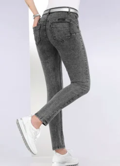 Outlet BADER Knöchellange, figurformende Jeans GRAFIT