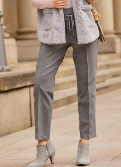 Clearance B/ANCA Knöchellange Hose GRAU MELIERT