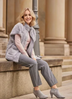 Clearance B/ANCA Knöchellange Hose GRAU MELIERT