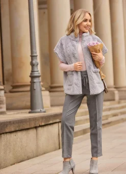 Clearance B/ANCA Knöchellange Hose GRAU MELIERT