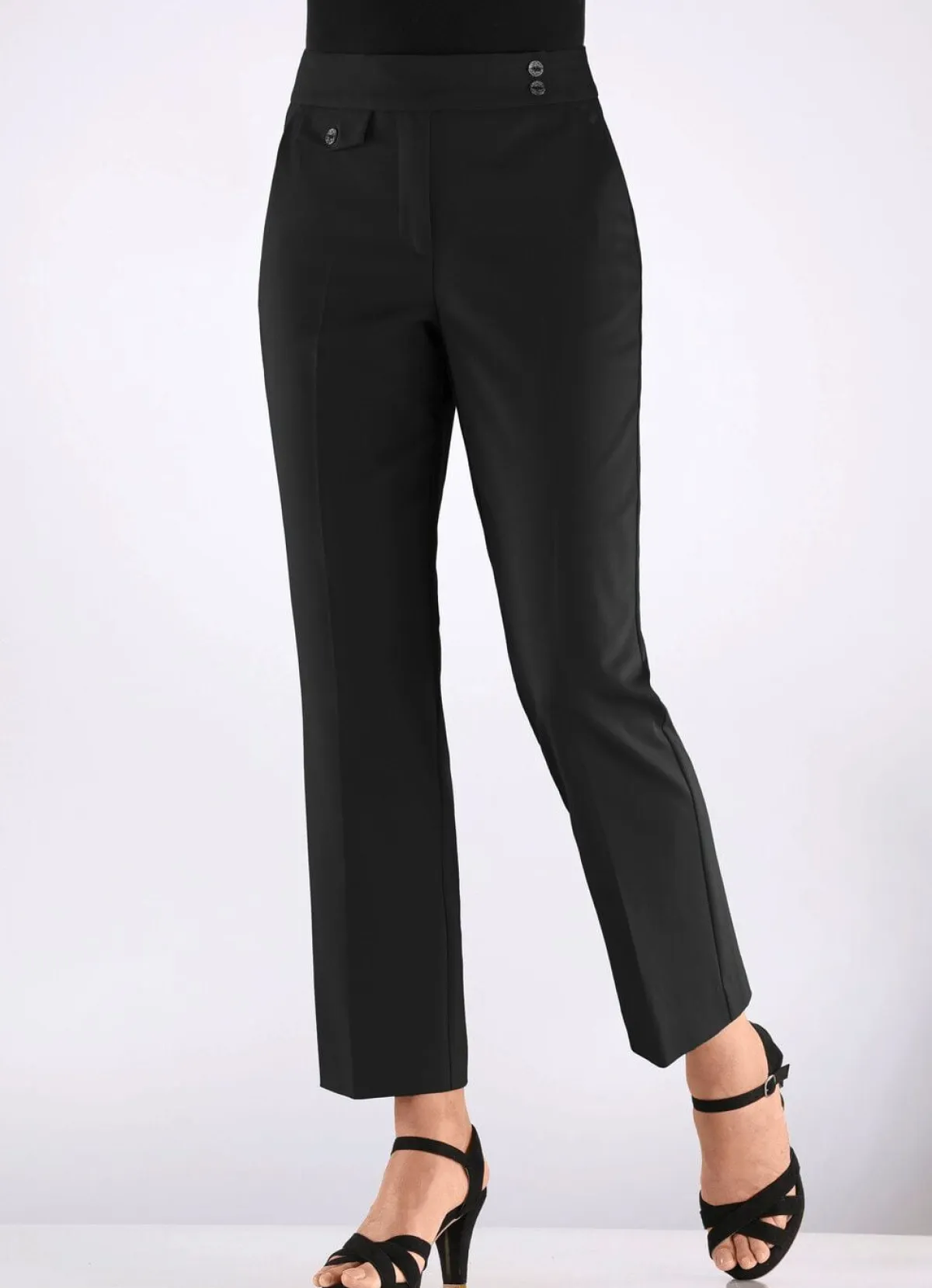 BADER Knöchellange Hose SCHWARZ