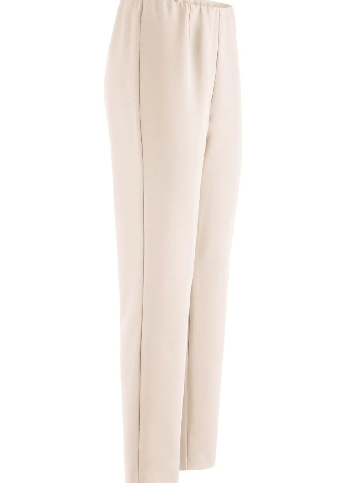 Sale KLAUS MODELLE MADE IN GERMANY Knöchellange Hose mit angeschnittenem Bund BEIGE