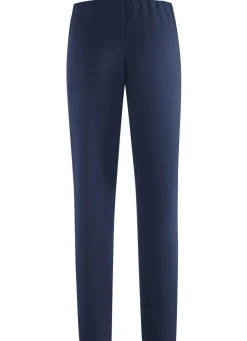 Clearance KLAUS MODELLE MADE IN GERMANY Knöchellange Hose mit angeschnittenem Bund MARINE