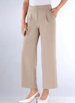 Discount ASCARI Knöchellange Hose mit weitem Bein BEIGE