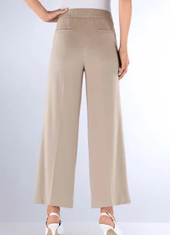 Discount ASCARI Knöchellange Hose mit weitem Bein BEIGE