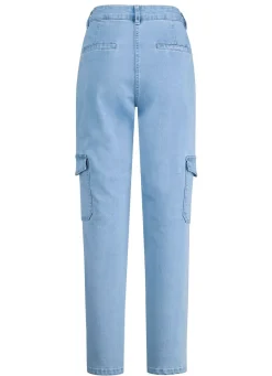 Best BADER Knöchellange Cargojeans HELLBLAU
