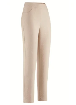 Sale KLAUS MODELLE MADE IN GERMANY Knöchellange Hose in bequemer Schlupfform BEIGE